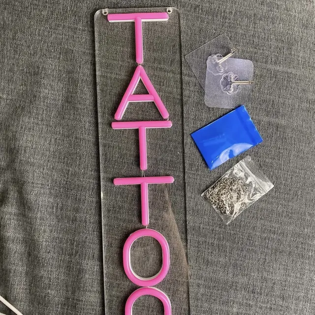 Лед вивіска тату: світлодіодна табличка Tattoo для салону